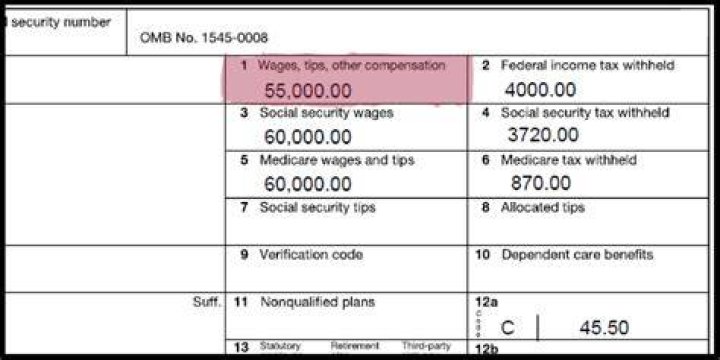What is Box 3 on a w2