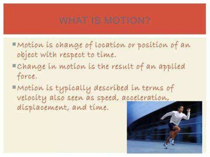 What is called motion