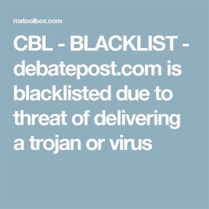 What is CBL blacklist