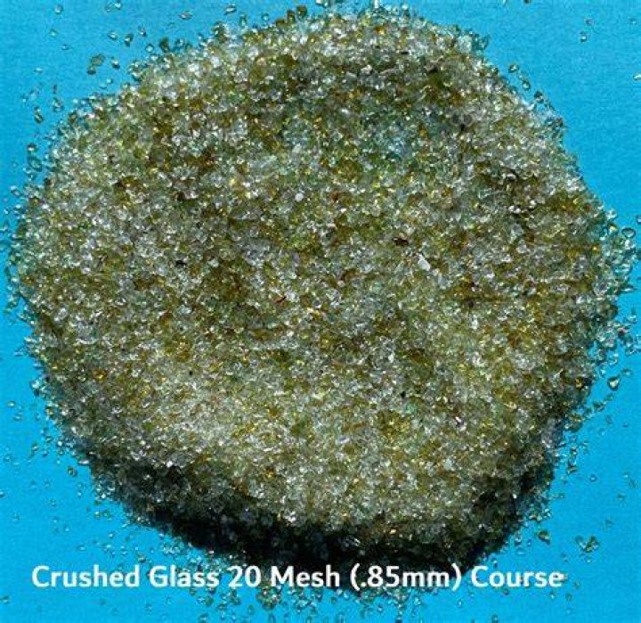 What is crushed glass