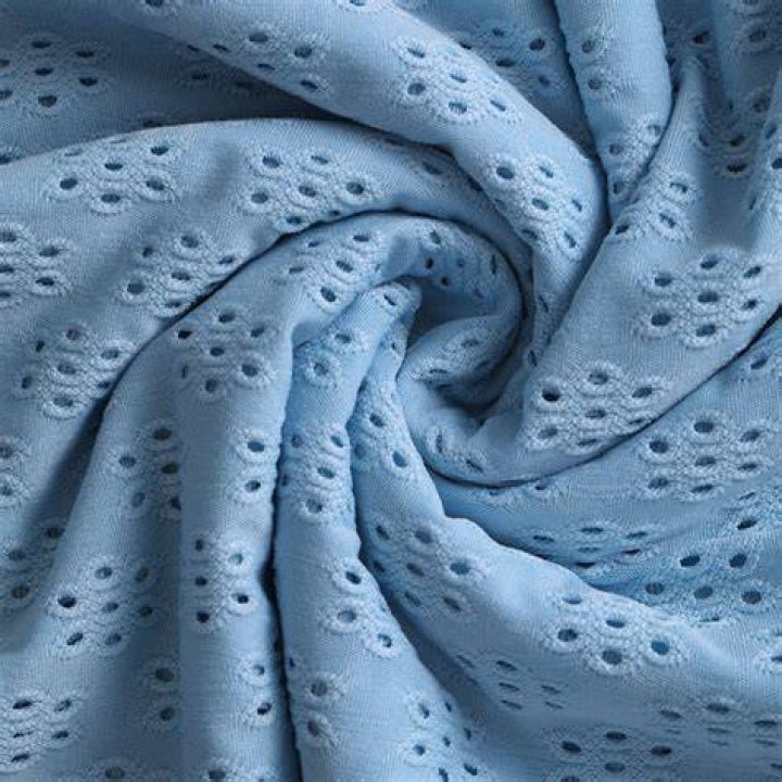 What is eyelet fabric