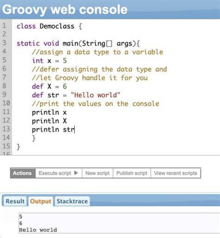 What is Groovy syntax