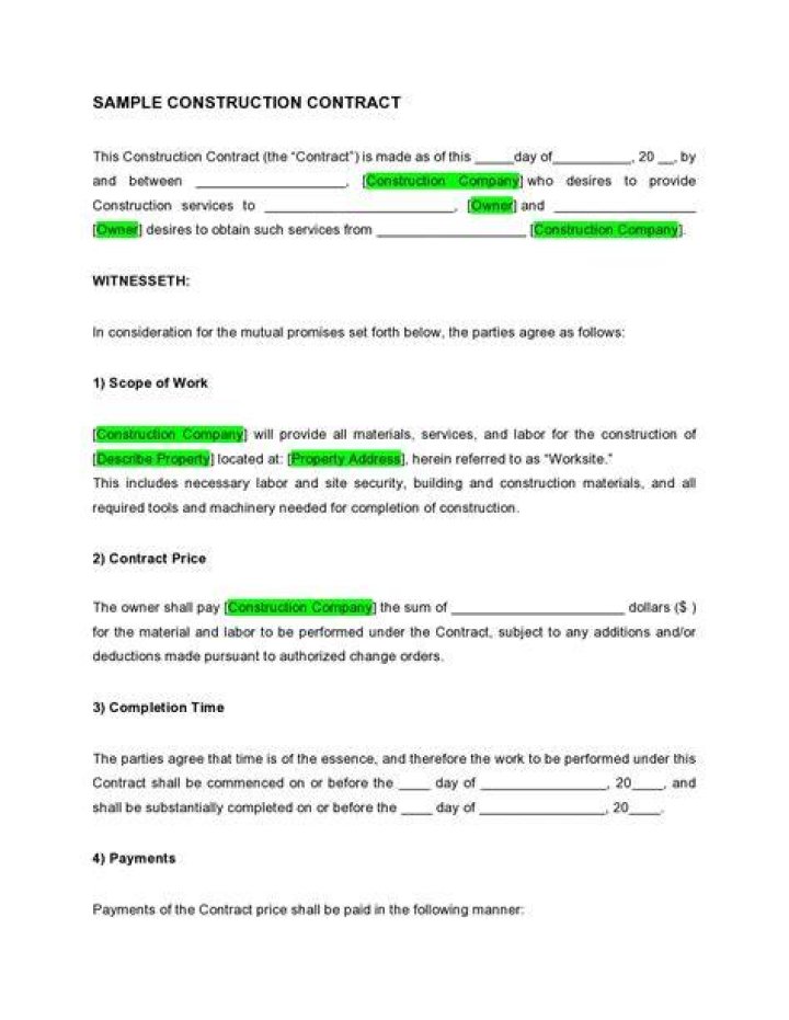 What is NPW contract