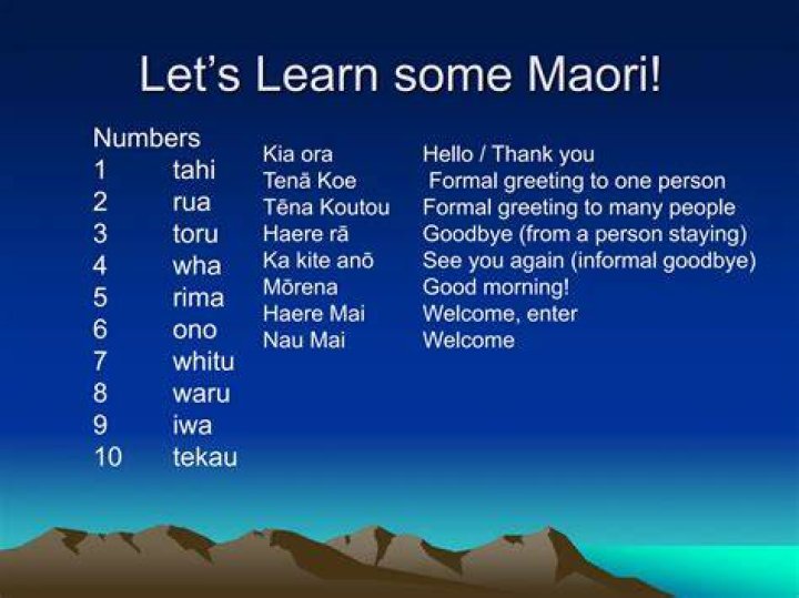 What is Ono in Maori