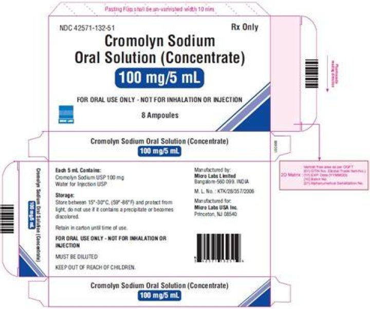 What is oral cromolyn