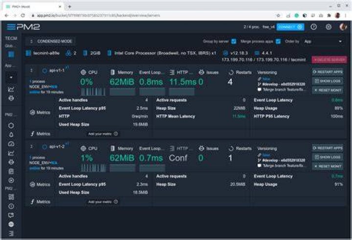 What is pm2 in Nodejs