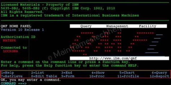 What is QMF used for