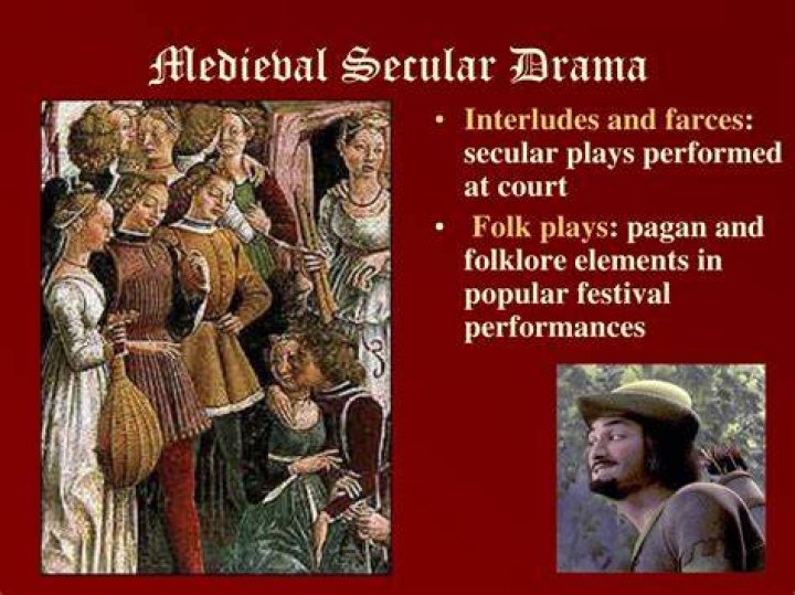 What is secular drama
