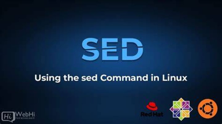 What is sed used for