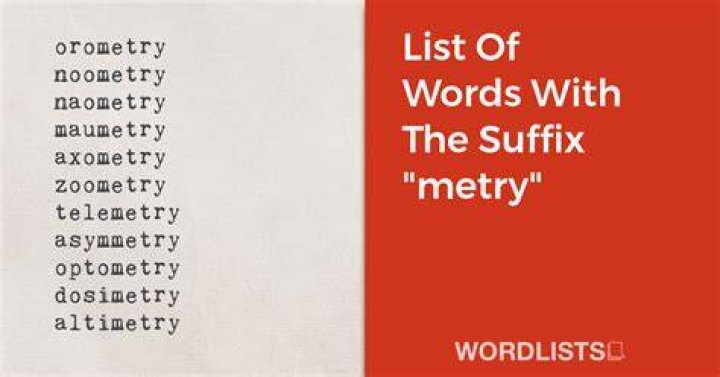 What is Suffix metry
