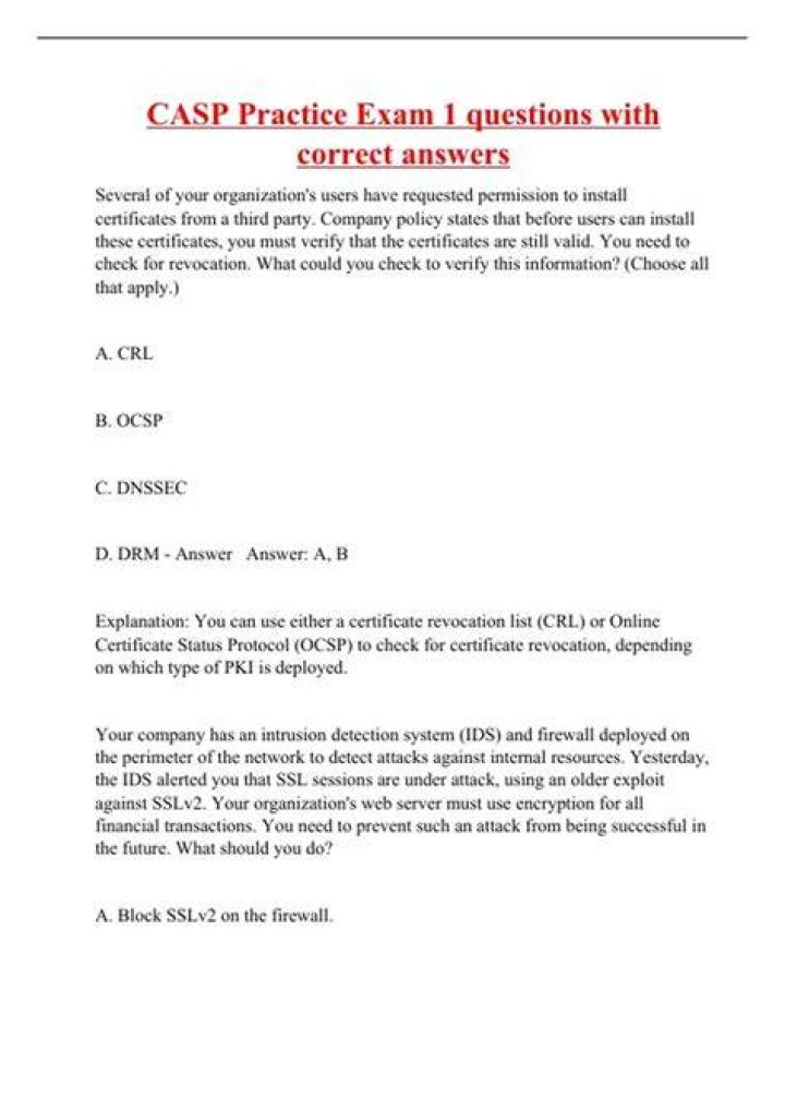 What is the CASP exam
