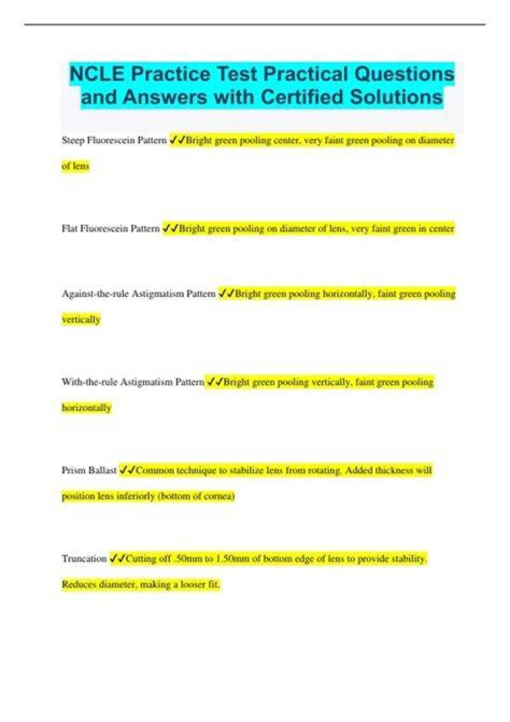 What is the NCLE exam