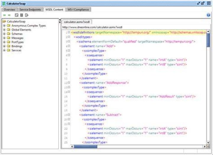 What is WSDL endpoint