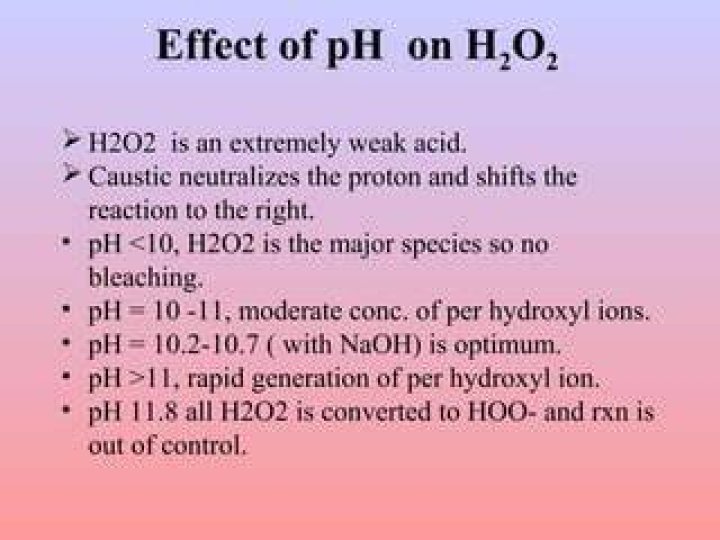What neutralizes h2o2