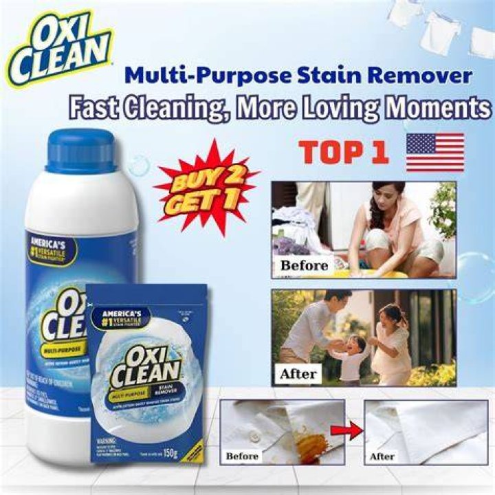 What removes OxiClean
