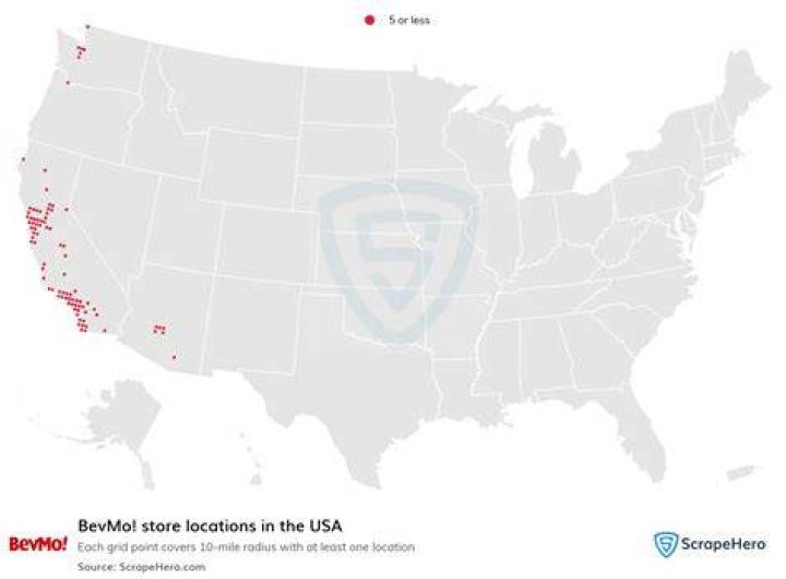 What states is BevMo