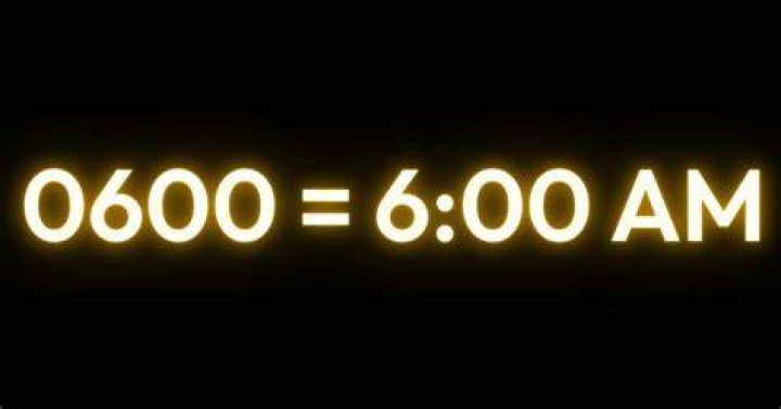 What time is 0600 PM
