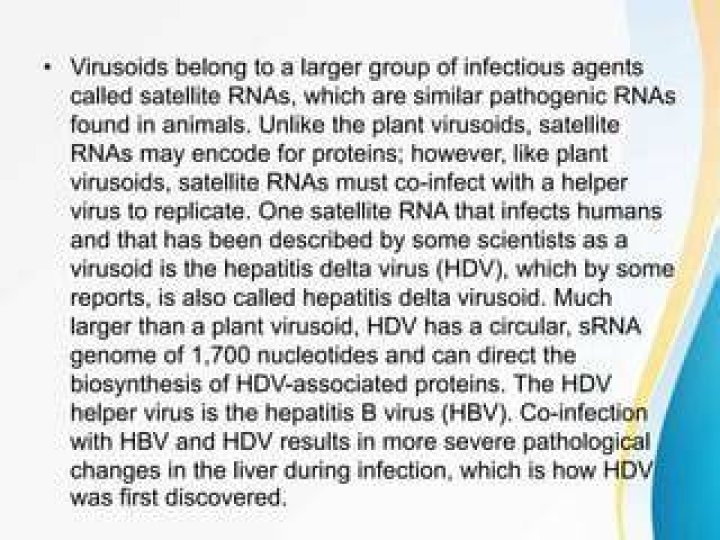 What Virusoids called