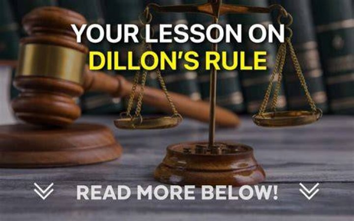 Whats Dillons rule