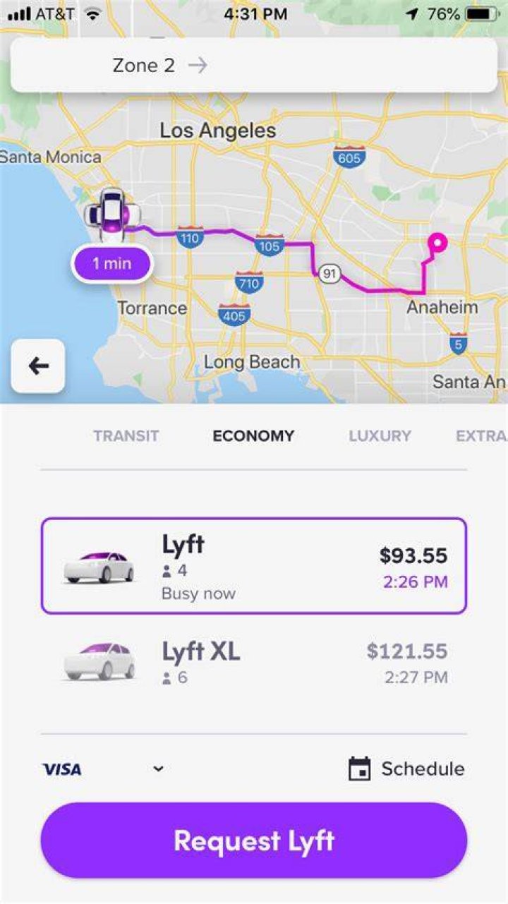 Where is LYFT at LAX