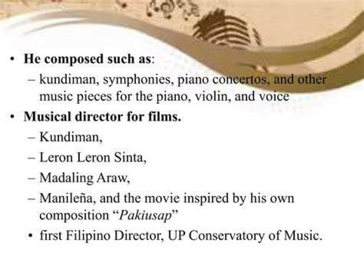 Who composed Kundiman