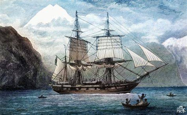 Who was on HMS Beagle