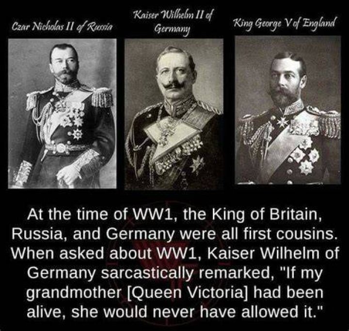 Who were cousins ww1