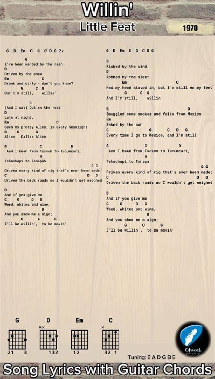 Who wrote Willin song