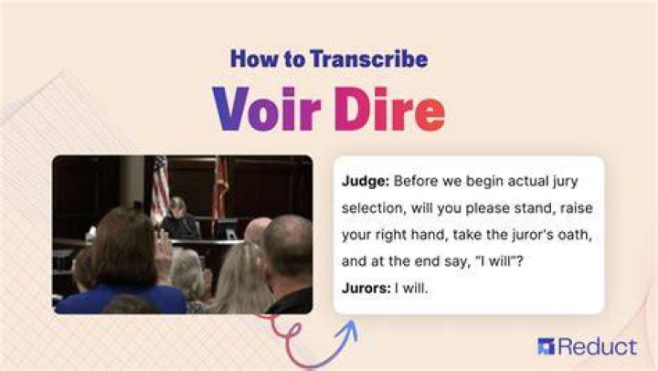 Why is voir dire used